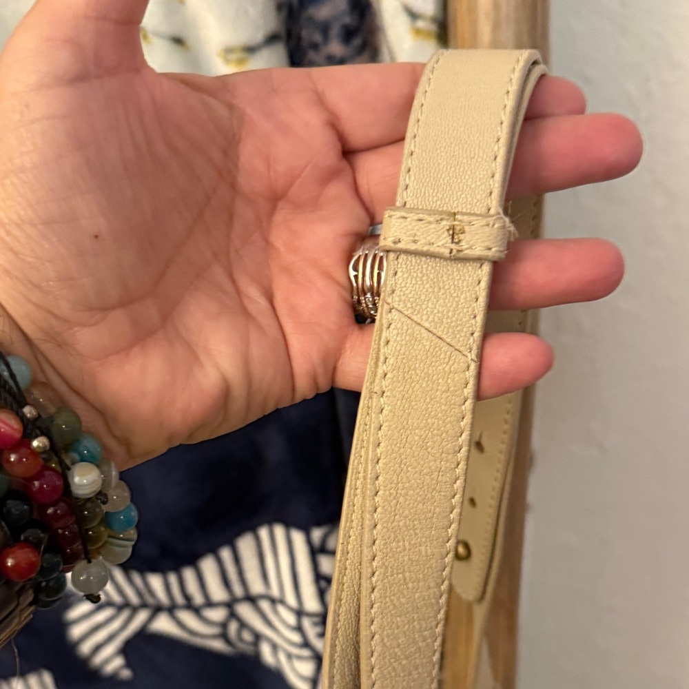 Anthropology Woven Crescent Shoulder Bag - Beige - Picture 6 of 13